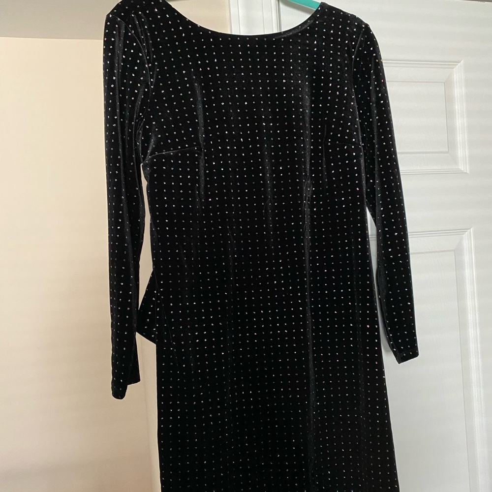 Express sparkle, low back dress